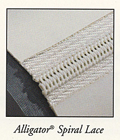 Alligator spiral lace